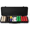 Godel Set Di Fiches Da Poker in Argilla 14 G per Texas Hold'Em, 500 Pz [Con Valo