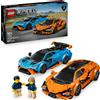 SPEED CHAMPIONS LEGO Speed Champions Lamborghini Revuelto & Huracán STO - Toy Race Cars Model Ki
