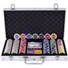 Does not apply Poker Chips, Set Da Poker Con 300 Chips, Incluse 2 Carte Da Poker 5 Dadi 1 Pulsa
