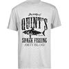 Kwantees Quints Shark Fishing Amity Island Maglietta Grigia da Uomo Maglietta Ecologica