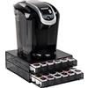 Mind Reader 'Jumbo' per 72 capsule Dolce Gusto/Keurig K-Cup/Verismo / CBTL, cassetto portaoggetti per caffè nero
