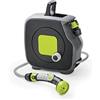 G.F. SRL Aquabag Style, Mini Avvolgitubo Compatto da Giardino, con 11,5 M di Tubo, in Kit Pronto all'Uso, per l'Irrigazione di Piante, Vasi, Balconi e Giardini, Made in Italy, Colore Lime