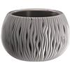 Prosperplast Sandy Fioriera Con Vaso Interno In Plastica (Diametro 280 mm, Grigio)