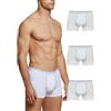 POMPEA 3 Paia Boxer Uomo in Cotone, Mutande Uomo con Cuciture a Contrasto e Cinturino Logato