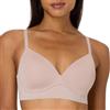 Maidenform Wireless, Barely There No-Show Bra for Women, Full Coverage, Convertible Straps Reggiseno a t-Shirt, Evening Blush, M Donna