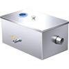 Generico Separatore di Grassi in Acciaio Inox, Separatore di Olio-Acqua Sottolavello, Filtro Antigrasso da Cucina, Trappola per Grassi 40x25x25cm (40 * 25 * 25cm)