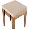 Holomaalahi Cuscini per sedie da Giardino 33x33x5cm, Cuscino Quadrato per Sgabello, Cuscini Antiscivolo, con Fodera Rimovibile, per Soggiorno, Cucina, Scuola, Ufficio