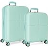 Pepe Jeans Highlight - Set di valigie, 48 x 70 x 28 cm, blu, 48x70x28 cms, Set di valigie