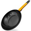 Fackelmann Wok Padella in alluminio forgiato Ø28x8 cm, padella con rivestimento antiaderente, per tutti i piano cottura, induzione, senza PFAS, Linea Soft Collection