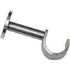 Gardinia Supporto Asta New York Ø 12 mm, Stainless Steel, Acciaio Inox, 3 cm, 2 unità