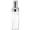 Fackelmann Oliera Trasparente a Spruzzo, Acciaio Inox, Argento, 200 ml