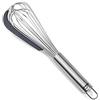 Lacor 61627 Frusta manuale - Raschietto in silicone - Frusta e racchetta la miscela - Inox - Manico ergonomico - Certificato LFGB - Senza BPA - Lavabile in lavastoviglie - Acciaio inossidabile