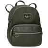 Pepe Jeans Christine Zaino Casual Verde 20 x 25,5 x 10 cm Poliestere con dettagli in pelle sintetica by Joumma Bags, Verde, Taglia unica, Zaino Casual