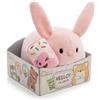 NICI Pibu 63182 - Coniglio di Peluche (13 cm) con moodie-Gelato calamita, in Confezione Regalo, in Morbido Tessuto Peluche, per Coccole e Giochi, per Bambini e Adulti, 28 cm, Rosa