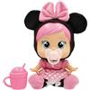 IMC TOYS CRY BABIES MINNIE MOUSE CRY BABIES Disney MINNIE Bambola bebè Cry Babies Loving Care Disney ispirata, include 3 accessori e piange vere lacrime. Bambini dai 3 anni in su.