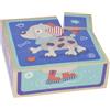 Eichhorn - Cubo fotografico Friends in 9 mattoncini con 6 motivi animali, 9 pezzi, 12 x 12 cm, 100% legno di betulla certificato FSC, dai 3 anni in su