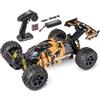 Carson 1:8 Monsuta 2.4GHz - RC Buggy, 100% RTR, 35 km/h, trazione posteriore 2WD, motore spazzolato tipo 550, batteria agli ioni di litio 7,4 V 3000 mAh, arancione