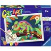 RAVENSBURGER, CREART Ravensburger - creart serie d - camaleonte variopinto, dipingere con i numeri per bambini 9+ anni