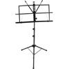 QUIK LOK - MS/335 W/BAG LEGGIO, Richiudibile, Borsa per Trasporto Inclusa, Altezza Regolabile da 52cm a 131cm, Piano 51cm x 30cm x 2cm, Peso 1,5Kg, Colore Nero