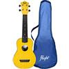 Flight, 4-String Travel Series Soprano Ukulele, Yellow (TUS-35YW)