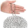 4everyoung Catena in acciaio inossidabile SUS304, catena a maglia piccola e leggera, per casa, campeggio all'aperto, da appendere, per animali domestici, prevenzione furti, spessore 2 mm, lunghezza 3 m