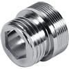 Aramox G1 / 2 Rubinetto Adattatore Rame 22mm 24mm Depuratore d'Acqua Aeratore Adattatore Femminile Tubo Standard Filettato Maschio Aeratore Adattatore(24mmto15mm)