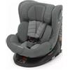 Foppapedretti Seggiolino Auto FP360 Quick i-Size 40-150 cm con Base Isofix Girevole e Top Tether - da 0 a 12 anni - Grey