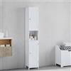 Bath Vida Priano, mobiletto da bagno, armadietto, cassettiera da terra, in legno, bianco