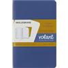 Moleskine Volant Journal, Set 2 Quaderni con Pagine a Righe Staccabili, Copertina Morbida, Colori Blu e Ambra, Formato Pocket 9 x 14 cm