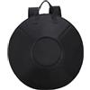 LOVIVER Custodia per handpan Custodia per handpan da 56 cm Protezione per assorbimento degli urti da 22 pollici Custodia per strumenti impermeabile Borsa per