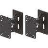 QUIK LOK - QL/953 Coppia di Supporti a Muro per Casse, Orientabili e Inclinabili, Carico Massimo 15 kg, Colore Nero