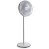 Innoliving INN-532 Ventilatore a Piantana SLIM, Design Moderno, 6 Pale ad Alta Efficienza, Diametro 40 cm, Potenza 45W, 3 Velocità, Oscillazione Automatica, Altezza Regolabile, Bianco/Grigio