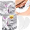 Baby Molove 50 Paio Patch Ciglia,Cerotti Gel per Estensioni,Ciglia Eye Pads Occhio Gel Patch,Patch Extension Ciglia Cuscinetti per Gel per Occhi Eye Gel Pads-per Pro Salon Individual Extension Ciglia(Argentato)