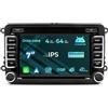 NVGOTEV Autoradio 8 core 4 + 64 GB] per VW Golf Passat Touran Caddy Seat Skoda, 7 pollici IPS Screen Radio con Wireless Carplay/Android Auto Bluetooth WLAN 4G GPS Navi DSP FM/AM RDS SWC opzionale DAB+