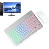 Generico Tastiera illuminata Mouse wireless - Retroilluminazione a colori, set di digitazione, doppia modalità di illuminazione, dispositivi di input per computer portatili | da scrivania ricaricabil