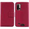 Dingshengk Rose Vera Real Pelle Case per Ulefone Armor 7 / 7E 6.3 Custodia Caso Premium Leather Cover Flip Guscio Protettiva Copertina Portafoglio Magnetico Anti Urto e Anti Graffi