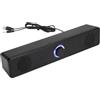Generico La soundbar per TV/speaker bar per home theater recentemente aggiornata offre audio wireless, bassi profondi e volume potenziato. Adatta a TV, laptop, proiettori e dispositivi di gioco.