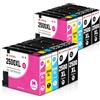 Clywenss Confezione da 10 cartucce PGI-2500XL compatibili con Canon 2500XL PGI-2500 XL Multipack per Maxify MB5150 MB5050 MB5450 MB5455 iB4150 iB4050 MB5000 MB5155 MB5100 MB5350 MB5300 cartucce MB5400