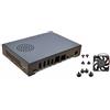 WayPonDEV Custodia in metallo nero per CM3588 NAS Kit Open Source Single Board Computer, dissipatore di calore in metallo per modulo di archiviazione di rete CM3588 Starter Kit con ventola di