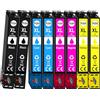 Druckerparadies Set di 8 cartucce compatibili per Epson 405XL - WF3820 WF4820 WF7830