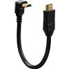 Herfair Cavo HDMI 4K, corto HDMI 90 gradi verso il basso angolo e verso l'alto cavo adattatore compatibile con TV Stick, Roku Stick, PS5, PS4, Xbox360, 30 cm (angolo superiore)