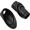 ZMdooreasy Guarnizioni in gomma per antenna, 1 paio di guarnizioni superiori e inferiori, per Mercedes W124 Sedan Coupe Cabrio 1984-1993, nero