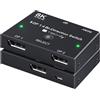 Techly 365535 Switch Bidirezionale Convertitore Splitter DisplayPort 8K DP1.4 per Sorgenti Multiple e Display Nero