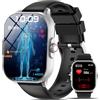 Générique Smartwatch da uomo con display curvo 3D da 2,2 pollici, chiamate Bluetooth, frequenza cardiaca, pressione sanguigna, ossigeno nel sangue, sonno, orologio sportivo impermeabile IP68