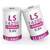 YONHUIZI 14250 - Batteria al litio 1500 mAh, 3,6 V, LS 14250, 2 pezzi, non ricaricabile