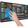 Generic MOUSEPAD con scorciatoie - tappetino di scelta rapida oversize, pad di scrivania non slip | Accessori per computer resistenti allo sporco per lavoro, programmatori, impiegati, sale di studio e uso del