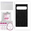 apgo BACK SKIN Film Pellicola protettiva Protezione Posteriore per Google Pixel Fold, skin sticker film foil vinyl Camo Nero