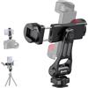 Zeadio Treppiede Smartphone Mount, supporto per telefono cellulare morsetto con hot-shoe Mount