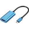 SATMW Scheda di acquisizione Video HD Supporto Massimo Ingresso 4K Uscita 1080P Dimensioni ridotte Guscio in Lega di Alluminio Ampia compatibilità Interfaccia Micro USB