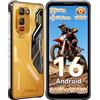 Blackview Fort 5 Rugged Smartphone Andriod 16, 10.7mm&248g Ultra-thin Telefono indistruttibile, 6.78'' 120Hz, 108MP+50MP Telefono Indistruttibile, 36GB+256GB, MTK G100/IP69K/NFC/700 Nits